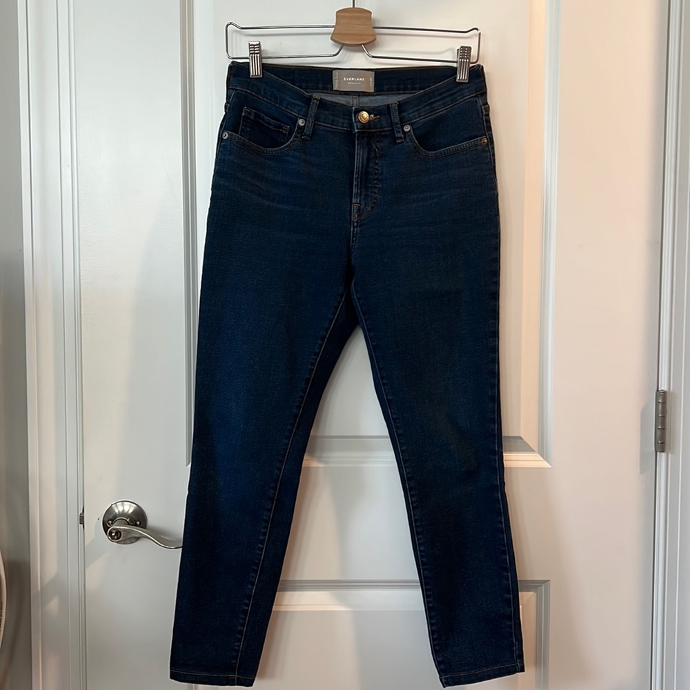 Everlane Mid Rise Skinny Ankle Jeans